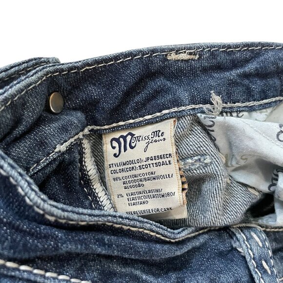Miss Me Boot Jeans Women's Size 28 Measuring 30x32 Western Cowgirl Style Denim - Picture 3 of 7